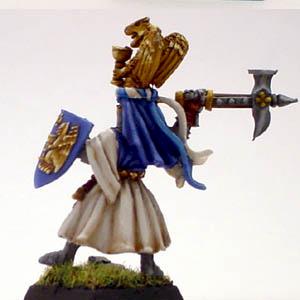 Bretonnian Grail Knight on Foot by TheDarkKnight
