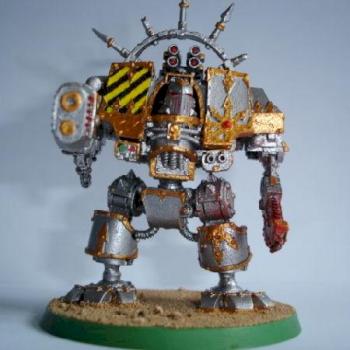 Chaos Iron Warriors Dreadnought Front View by Sentai