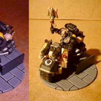 Imperial Fist's Biker Chaplain by Starscream