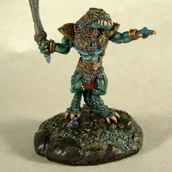 Lizardman Tyrant Leader by yarddawg