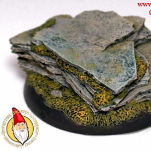 50mm Resin Stone Outcropping Bases by ginfritter
