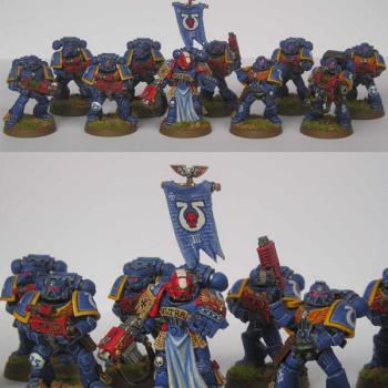 Ultramarine Tactical Squad by Brother Dimitrius