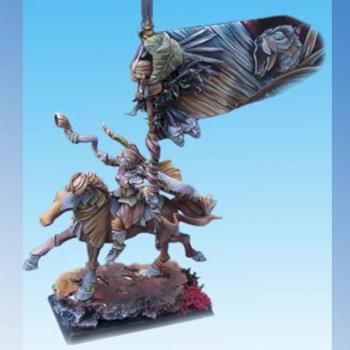 Wood Elf Music with Standar painted by JR by yahooart