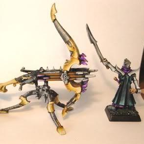 Dark Elves Bolt Thrower Back by roman druchii