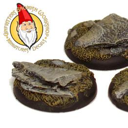 (5) 30mm Resin Stone Outcropping Bases by ginfritter
