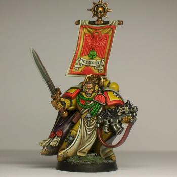 Imperial Fists Captain by Drago Hroth