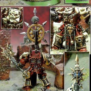 Styx, Word Bearers Dark Apostle in Terminator Armor by Enzomadcap