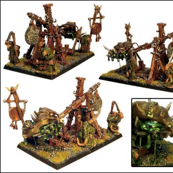 Skaven Plague Claw Catapult by geitmeise