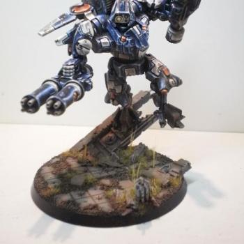 Tau XV-9 Hazard Crisis Suit - Darkside Cadre by 40kshowcase