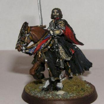 Aragorn King of Gondor Mounted by wolfclaw miniatures
