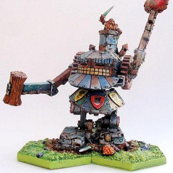 Machine de Guerre Naine avec marteaux :: Front by David G