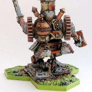 Machine de Guerre Naine avec marteaux :: Back by David G
