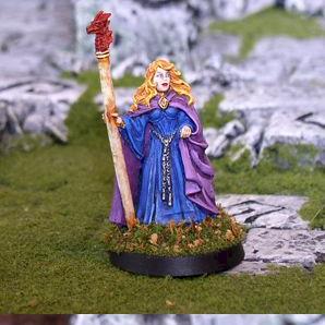 Female Priest caster magic by UkkoLOurs