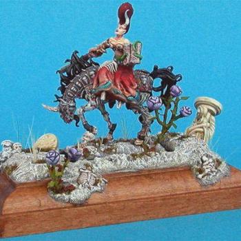 Azael sur destrier de face MDJ 2004 by ealendil