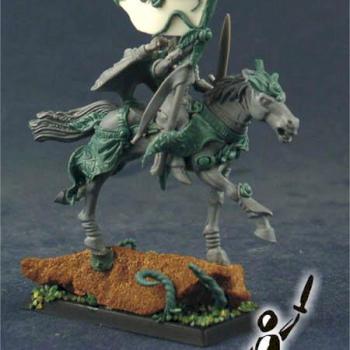 WARHAMMER Wood Elf Battle Standard mounted CONVERTED by Scibor