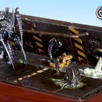 Hive tyrant diorama by Ana