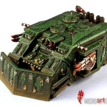 Dark Angels Land Raider Pre-Heresy Style by Hortwerth