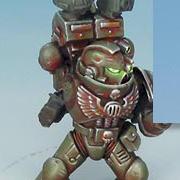 Space Marines with heavy bolter - details by Manumilitari