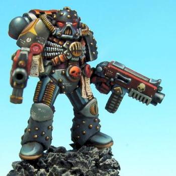 Mk5. Armoured Space Marine by QiaoZhong