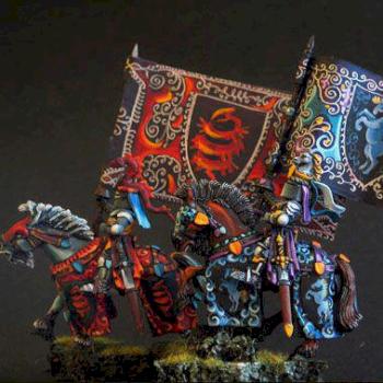 Bretonnia Knights by edgeofshadow