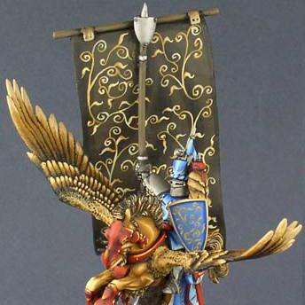 Bretonnian Pegasus Knight by Lasota