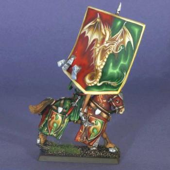 Bretonnian Standard Bearer by Lasota
