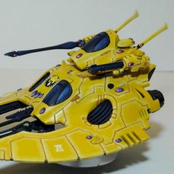 40k Eldar Falcon Grav Tank by Araknoidea