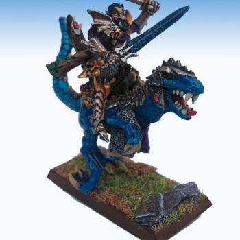 Warhammer Dark Elf General - Malus Darkblade conversion by vindice