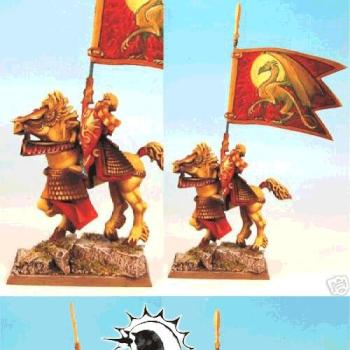 Warhammer High Elves Standard Bearer by rene