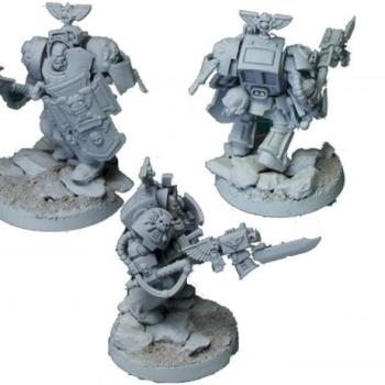 WH40K space marine converted by warcry studio