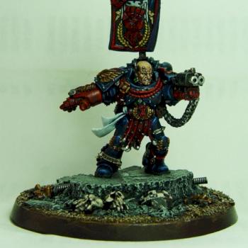 Crimson Fists Chapter Master Pedro Kantor by cyphercodicer1983