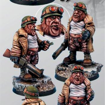 Paulus von Hinternburg Prussian Ogre from Scibor Monstrous Miniatures by Scibor