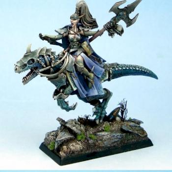 Dark Elf on cold one by Jamie