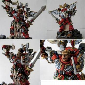 Blood Angel Br. Corbulo Sanguinary High Priest by senfone
