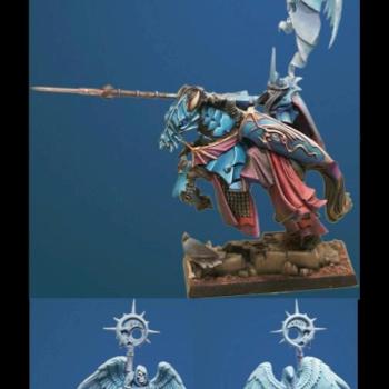 Vampire Count standard bearer (grande bannière Comte vampire) by Sheax