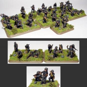 Flames of war German Sturmkompanie MG team. by E616