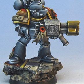 Warhammer 40k converted Grey Knight incinerator by Wappellious