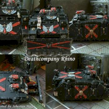 Blood Angel Deathcompany Rhino by senfone