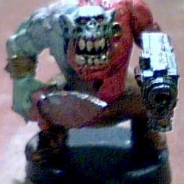 feral ork in war paint by gozeruk