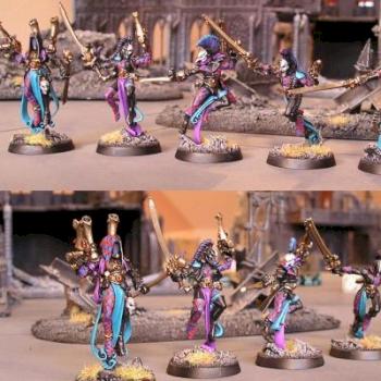Eldar Harlequin Troupe by Baumkrone1000