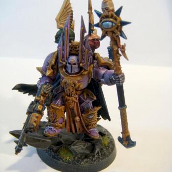 Chaos Space Marine Sorceror Lord by Scarylion