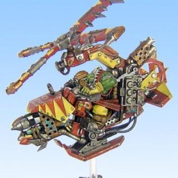 Ork DeffKopta - Red Leedah by alternat