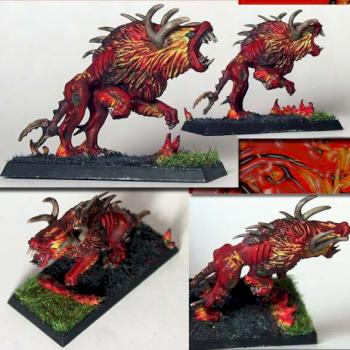 Chaos WarHound posing as a Fleshhound by Risen