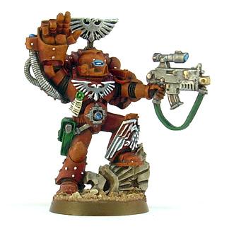 Blood Angels Sergeant by darkstudios