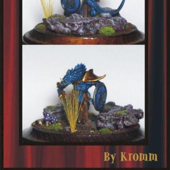 Kar'Drakir, Dragonman Warrior by Kromm