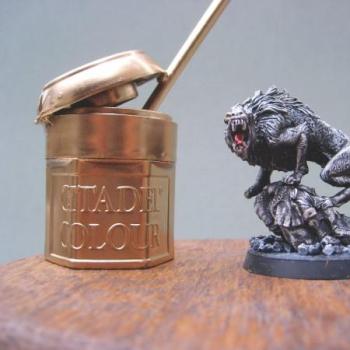 Speedpainting Warg competition 'Gold' by Gandalfbe