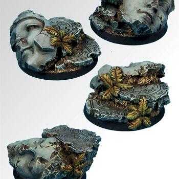 Ancient Ruins 40 mm round bases by Scibor
