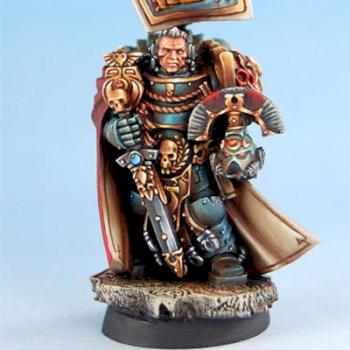 40K Ultramarine Captain Sicarius by olivka
