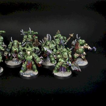 Death Guard Plague Marines by OrcoNero