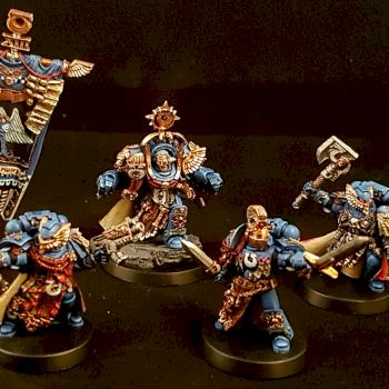 Marneus Calgar and his Honour Guard by Nonparity